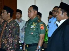 Panglima TNI Hadiri Deklarasi Pemilu Damai Lintas Ormas 